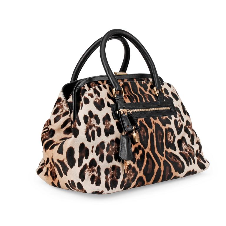 DOLCE & GABBANA, a leopard patterned handbag.