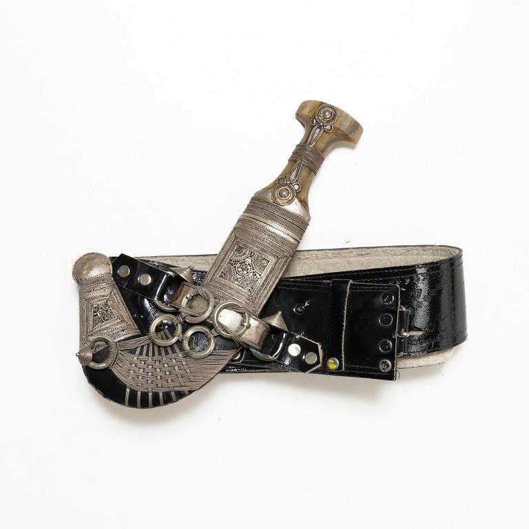 Jambiyor, 2 st, Oman/Jemen, 1900-tal.