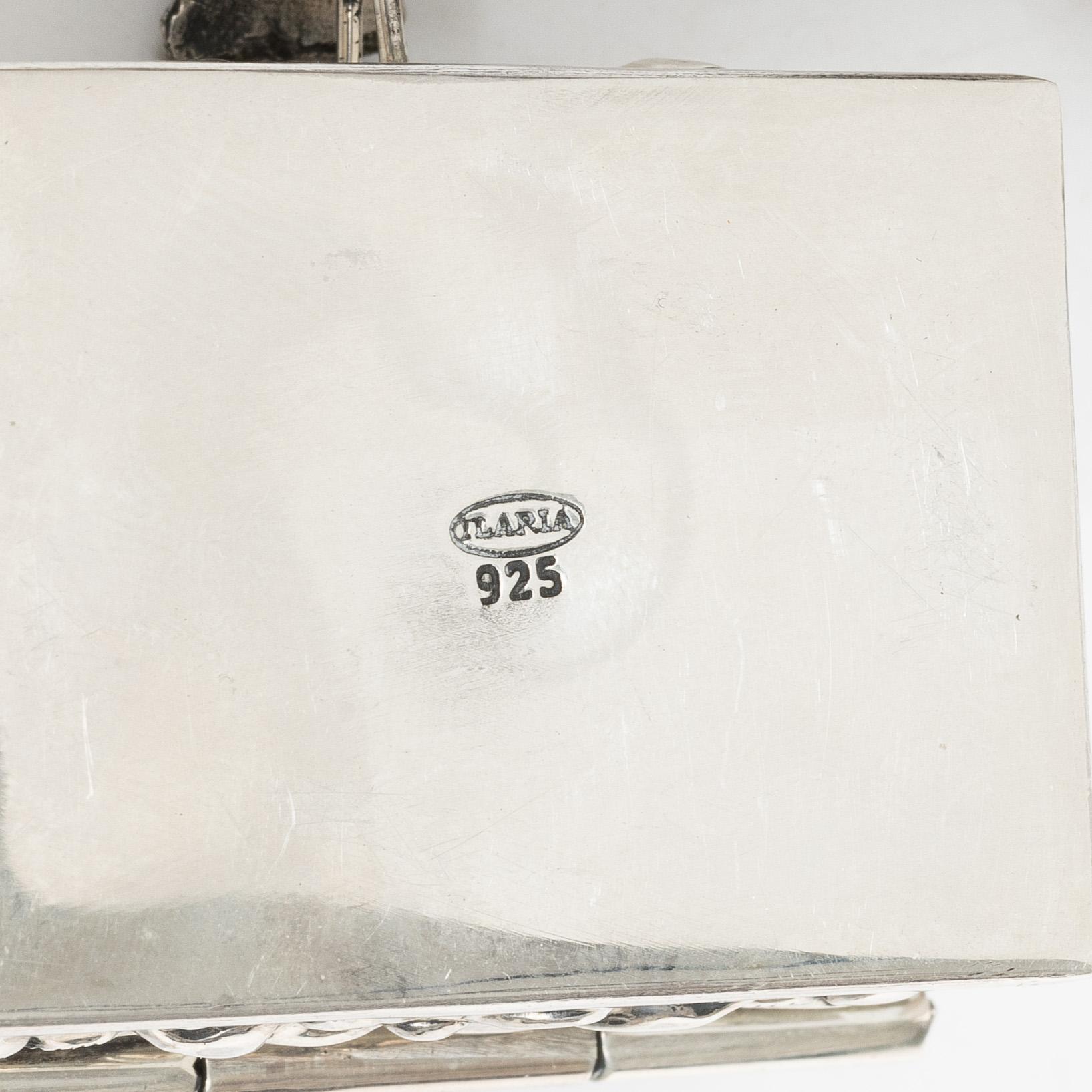 Boxes, 12 pcs, silver, including Birmingham year 2000.