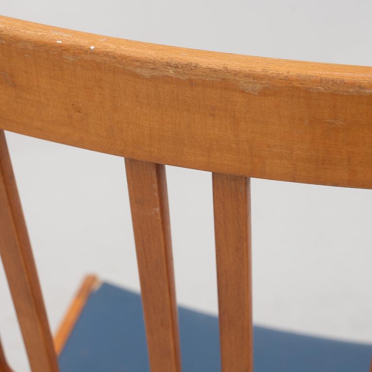 15 chairs, mid 20th century.