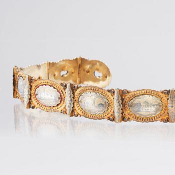 An Ottoman empire / Armenian bridal belt, around 1890-1910.