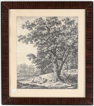 Anthonie Waterloo · ANTHONIE WATERLOO, kopparstick, omkring 1650.
