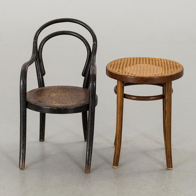 BARNKARMSTOL samt PALL 1900-talets första hälft.