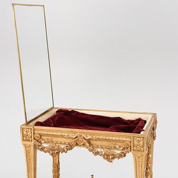 A Louis XVI style display table, 19th/20th century.
