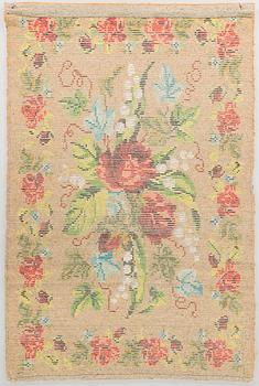 A Finnish rya long pile rug, mid 20th century. Ca. 168x112 cm.