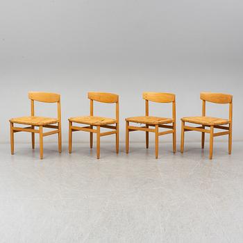 a set of four 'Öresund' chairs by Børge Mogensen for Firma Karl Andersson.