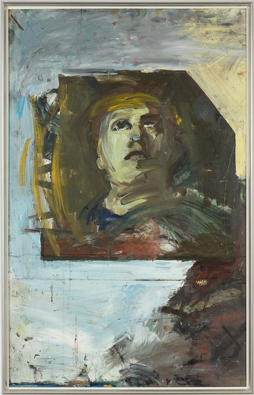 Jarl Ingvarsson, oil on papar-panel.