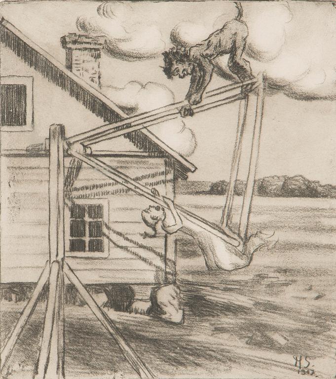 Hugo Simberg, The Swing.