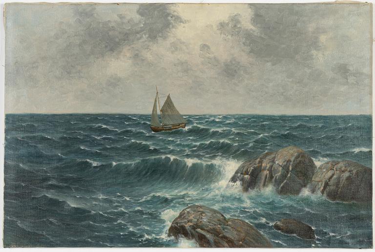 Leonard Wiedh, oil on canvas, signed.
