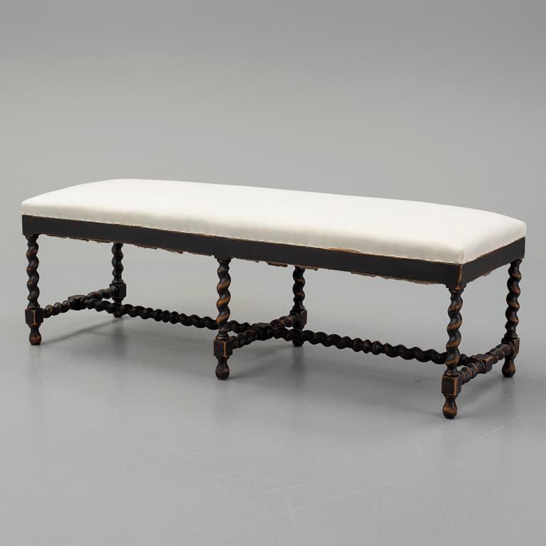 Bänk, omkring år 1900.