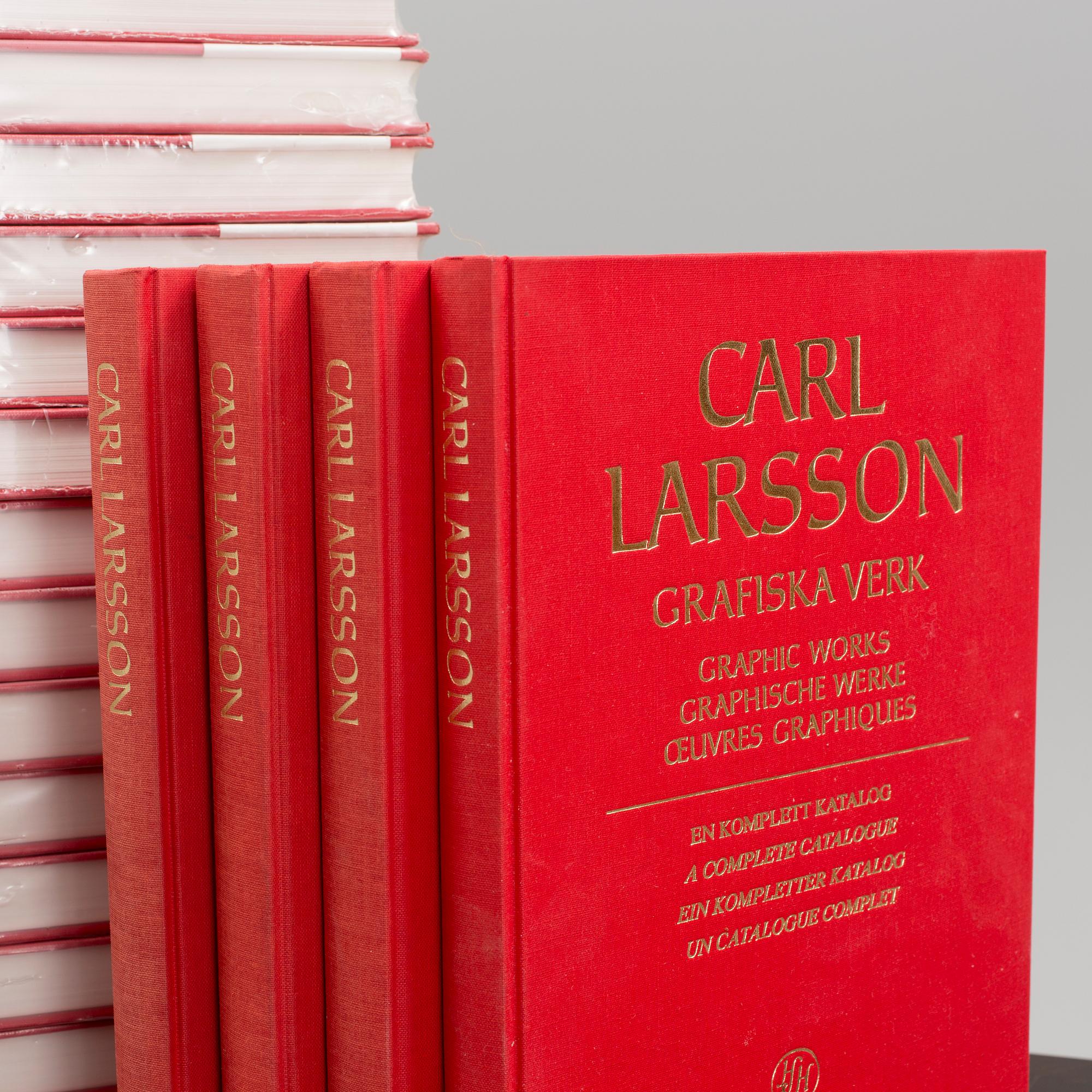 CARL LARSSON GRAPHIC WORKS, 25 Complete catalogue, published by Hjert & Hjert in 1983.