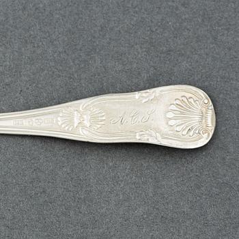 Kaffeskedar, 32 st, silver, Sverige, 1856-1905.