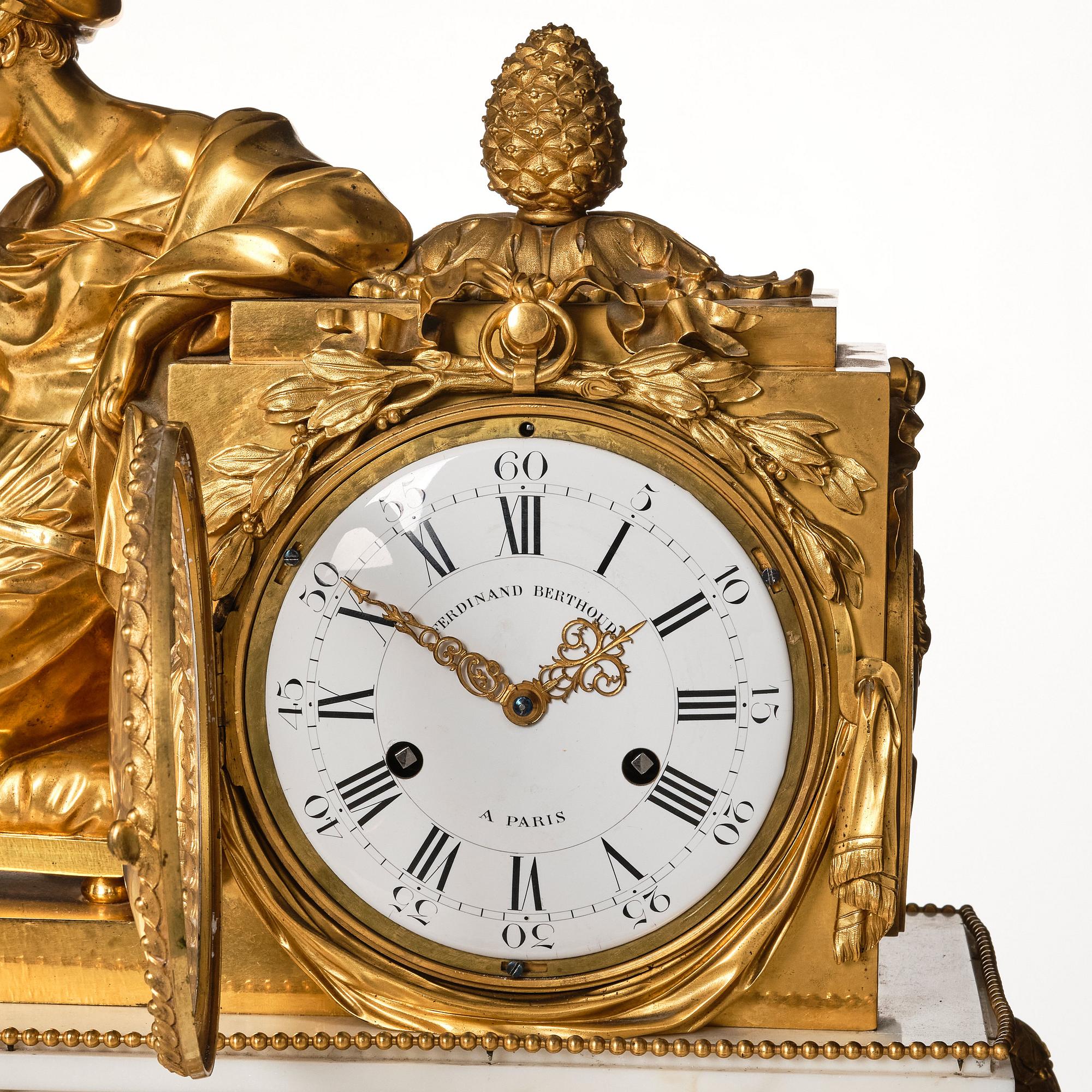 Bordspendyl, Parisarbete, 1800-talets första hälft, Louis XVI-stil.