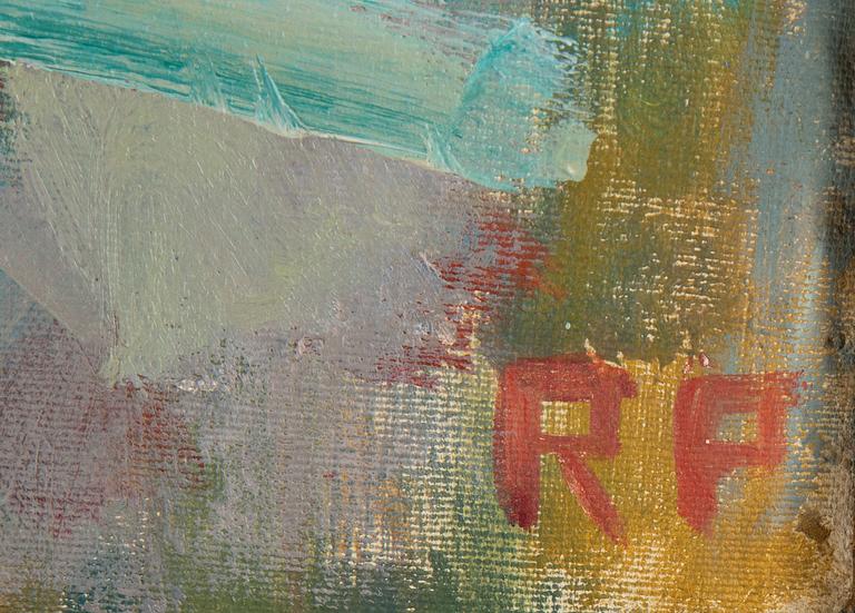 Ragnar Person, oil on canvas/panel, signed RP.
