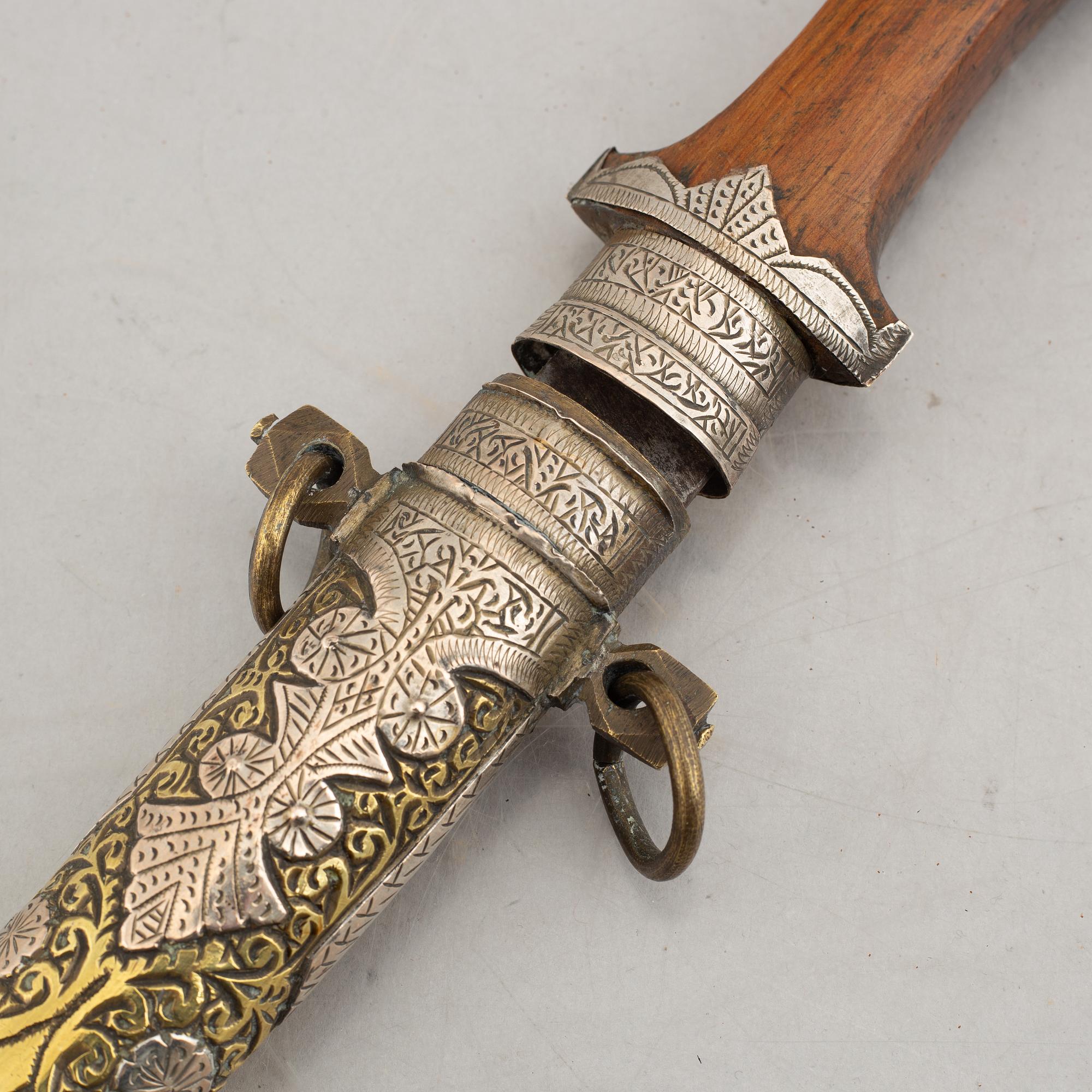 A lot of three Jambyias, Morocco, 20th century.