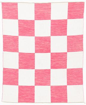 Margit Thorén, "Schackrutan", dubbelvävd trasmatta, Firma Svenskt Tenn, ca 295 x 245 cm.