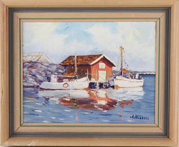 Anders Nilsson · ANDERS NILSSON, olja på duk, sign.