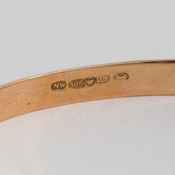 ARMBAND, troligtvis med ametist, Nestor Westerback, Helsingfors, 1957.