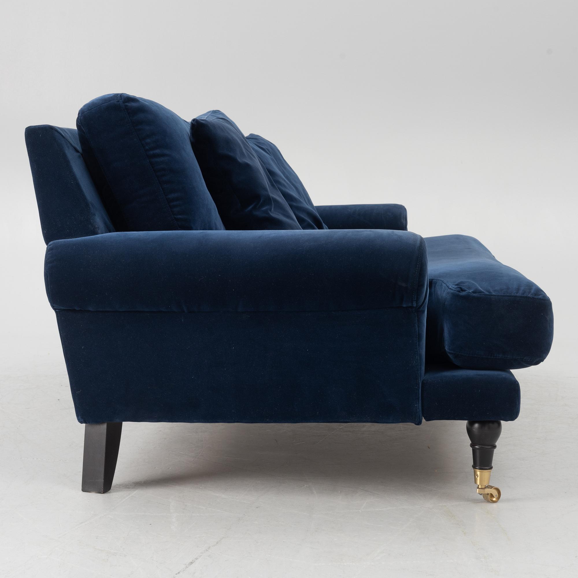 Amelia Widel, a sofa, "Blanca Velvet", MeliMeli, 21st century.