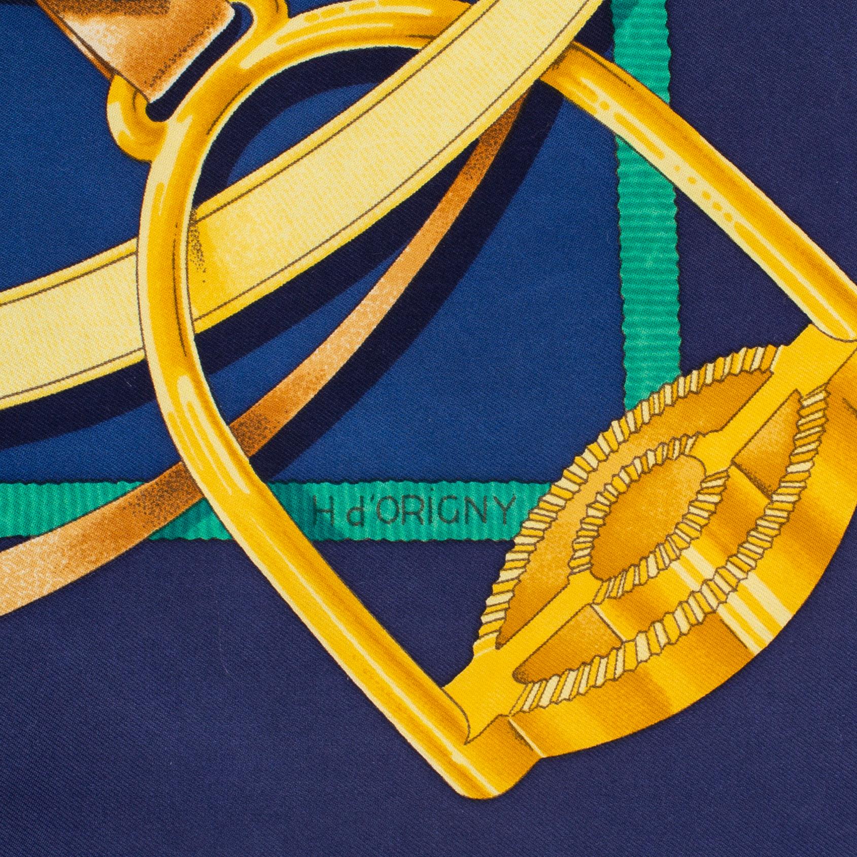 HERMÈS, scarf, "Grand Manège", Henri D'origny, 1993.