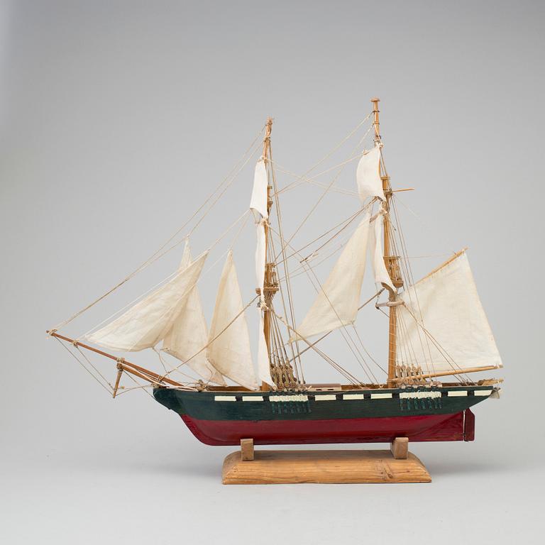 A ship model, first half of the 20th century.