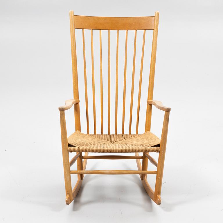 Hans J. Wegner, Rocking chair, "J 16", Denmark, late 20th century.