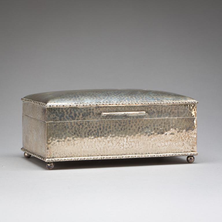 CIGARRSKRIN, 830 silver, importstämplar. Total vikt inkl. inredning 1192 gram.