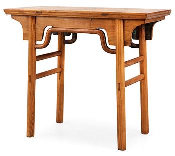 1304. A hardwood table, Qing dynasty.