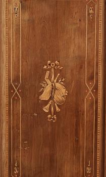 A Gustavian late 18th century secretaire by N. P. Stenström, master 1781.