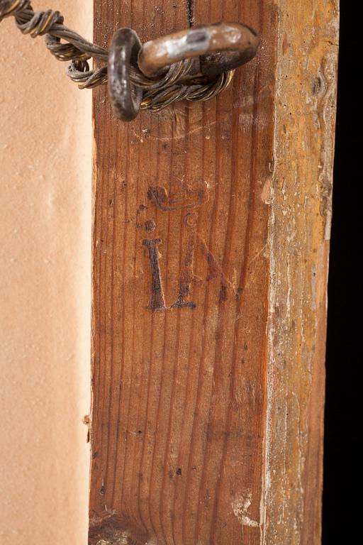 A Swedish Rococo 18th century mirror by J Åkerblad, master 1758.