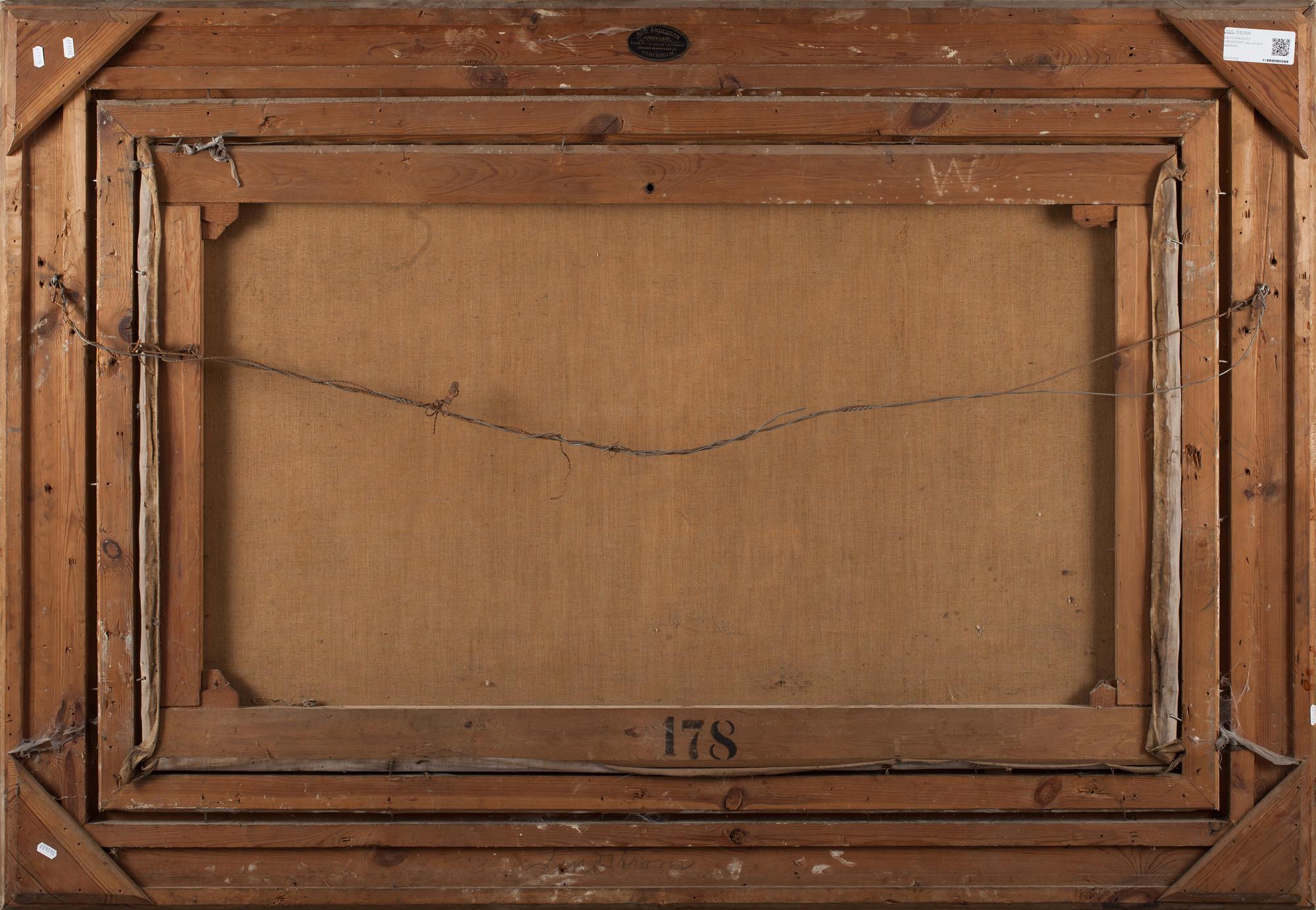 ARVID MAURITZ LINDSTRÖM, olja på duk, signerad.