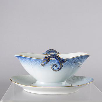 SERVIS 72 dlr Blå Måsen Bing & Gröndahl Danmark 1900-talets senare del porslin.