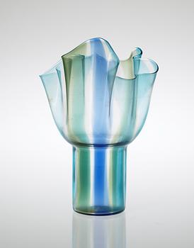 A Timo Sarpaneva 'Blossom' glass vase, Venini, Murano, Italy.