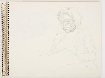 Lotte Laserstein, Sketchbook with approximately 42 drawings, of which 1 is signed.