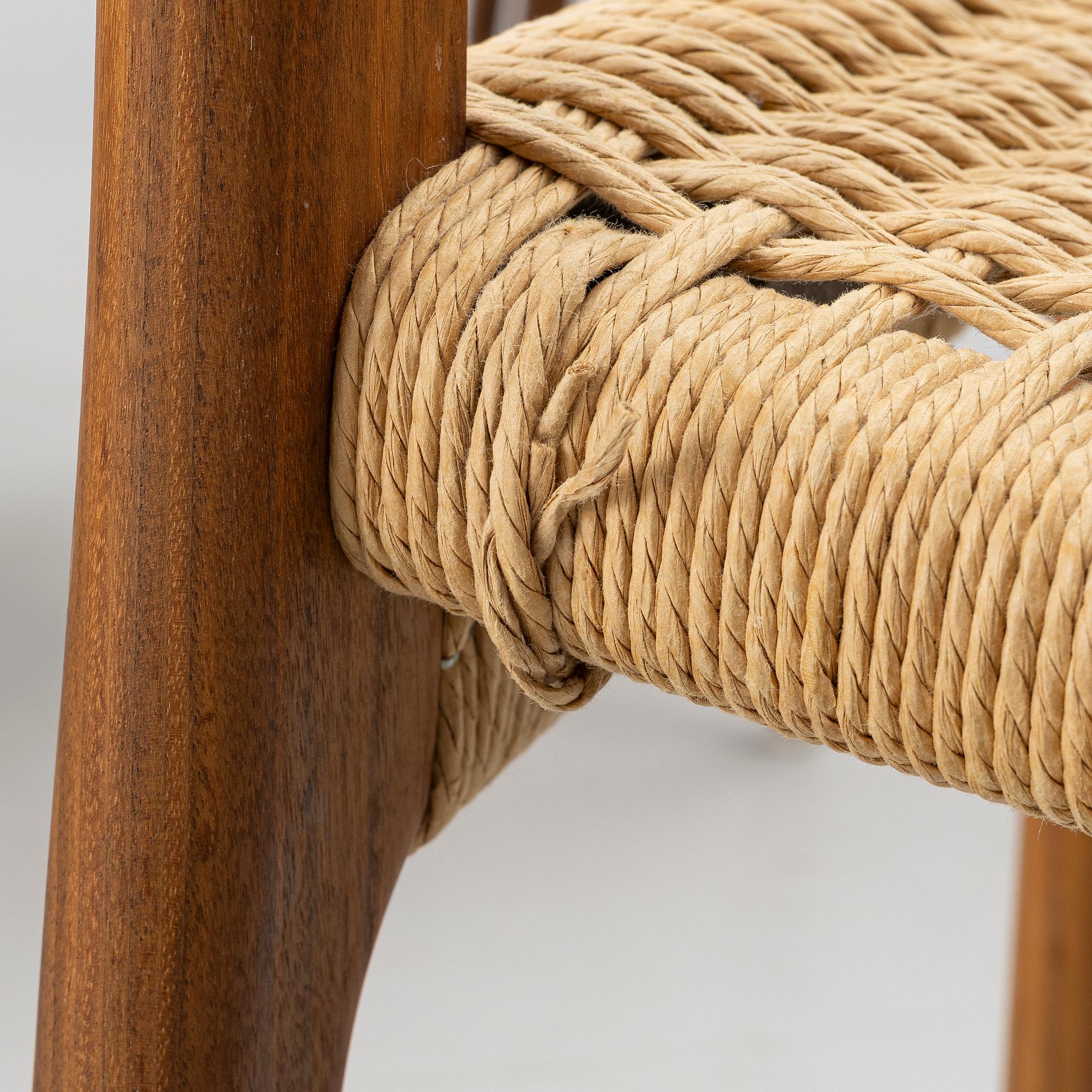 Hans J. Wegner, Six "Spisestolen" chairs/CH23, Carl Hansen & Søn, Denmark, contemporary production.