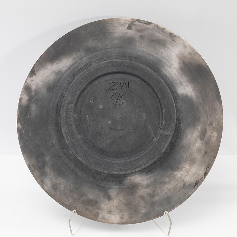 Zeke Wolf, fat, ceramic, 1996.