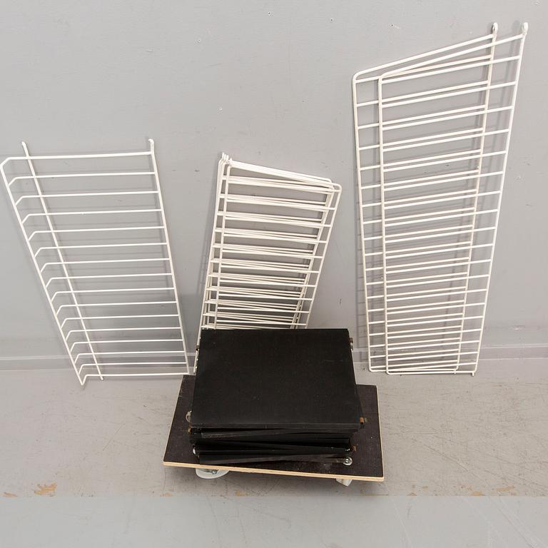 Nils Strinning, vägghylla "The ladder shelf" 1900-talets mitt.