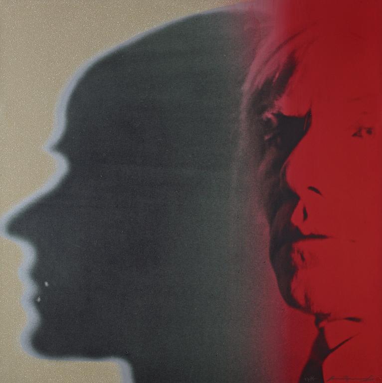 Andy Warhol, "The shadow", from: "Myths".