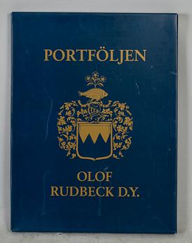 OLOF RUDBECK DY, "Portföljen", med kommentar av Gunnar Brusewitz och Tomas Anfält.