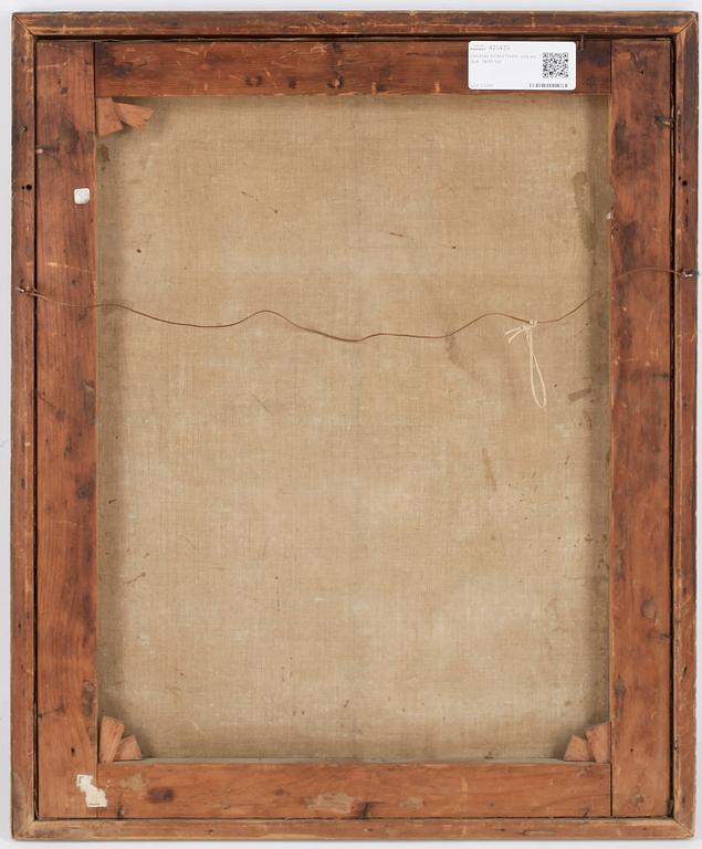 OKÄND KONSTNÄR, olja på duk, 1800-tal.