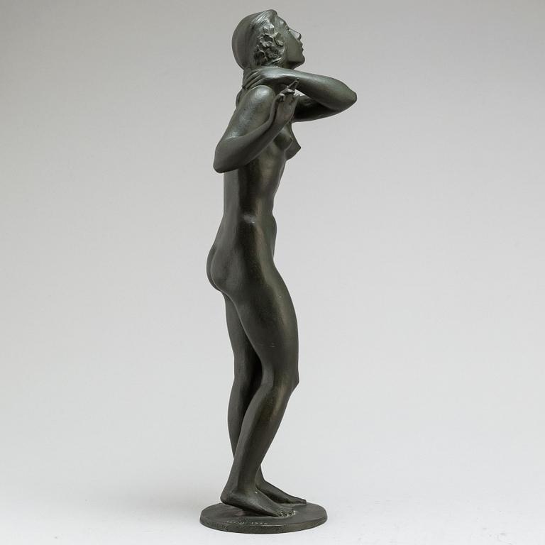 LEO HOLMGREN, Sculpture. Bronze. Signed and dated. Foundry mark. Height 49 cm.