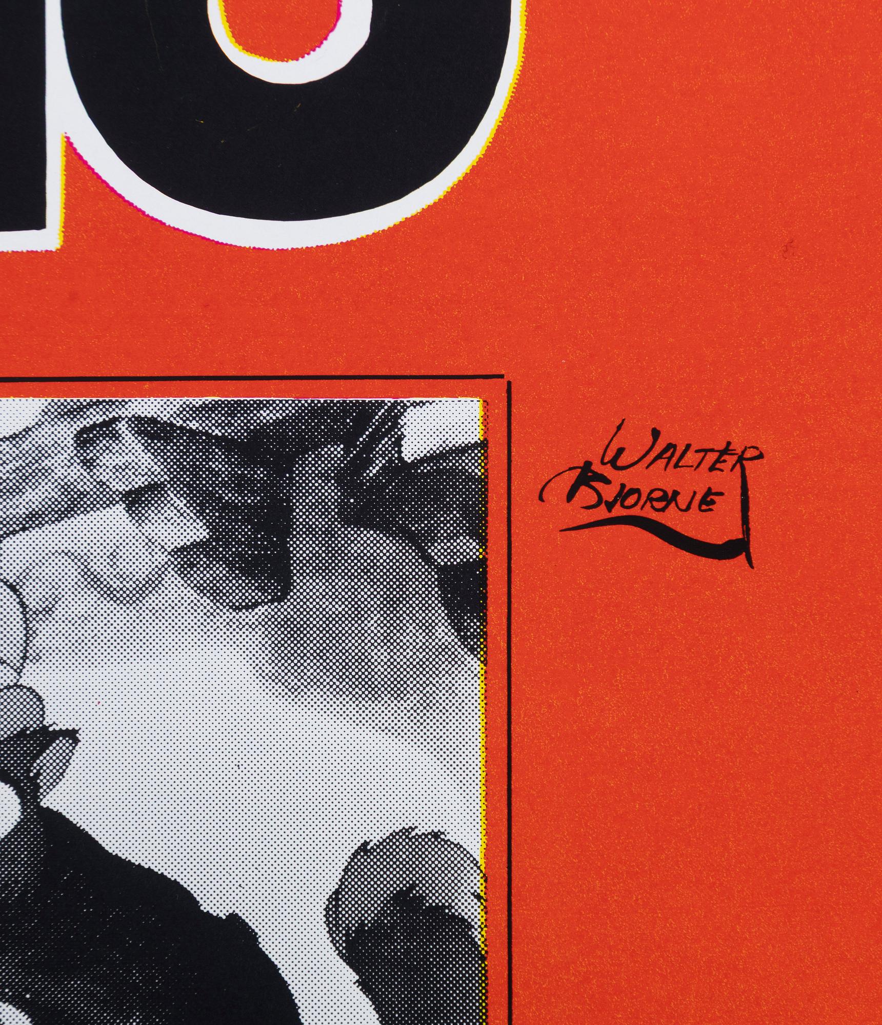 Walter Bjorne, a vintage movie poster, 'Pinocchio'.