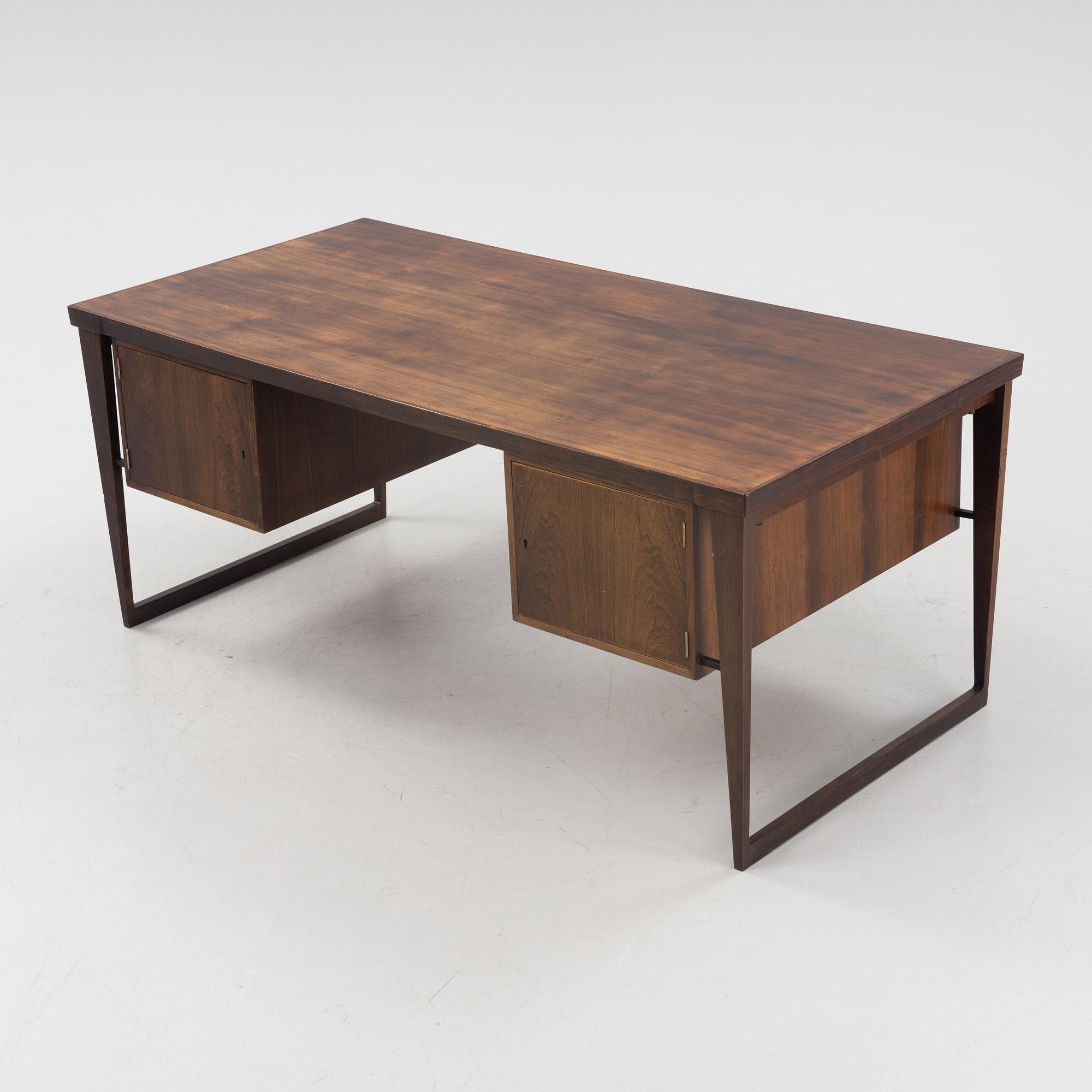 A model 70 writing desk by Kai Kristiansen for Feldballe, 1960's.