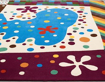Josef Frank, Matta "Matta nr II", handtuftad, ca 397 x 278-279 cm (samt kortsidorna med ca 1 cm foder).
