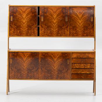 Bookcase/cabinet, 1960s.