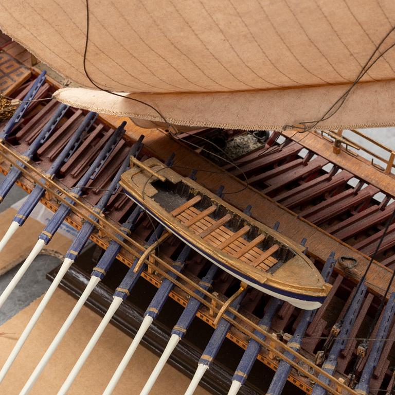 A 20th Century model of a galley ship.