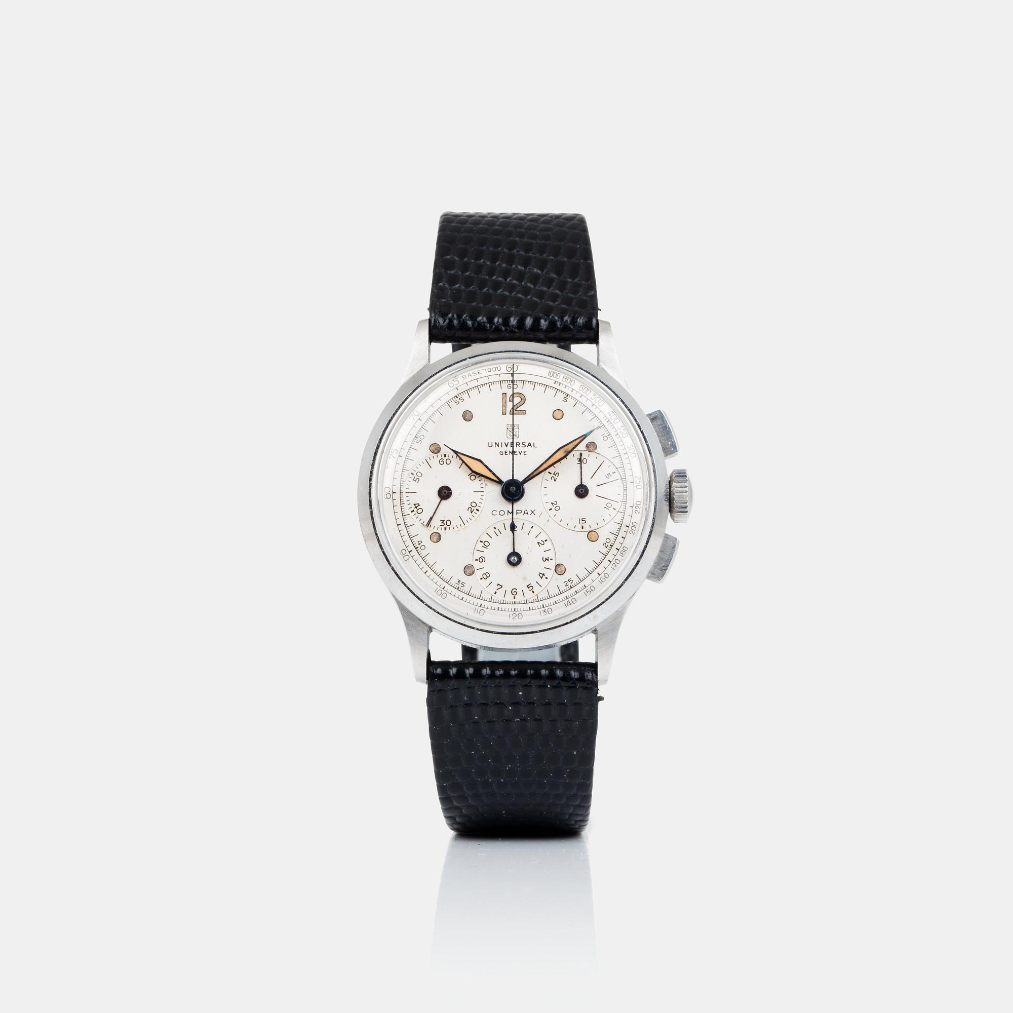 UNIVERSAL GENEVE, Compax, kronograf.