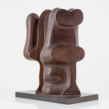 Marcelo Martí Bádenas, skulptur, signerad, daterad 1989. Brons, höjd 39,5 cm.