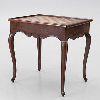 Table/game table, Rococo style, 19th century.