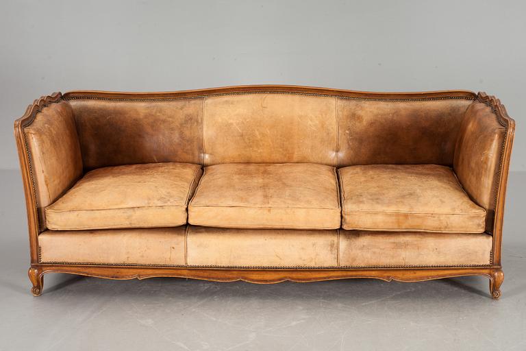 SOFFA, rokokostil. 1900-talets mitt/andra hälft.